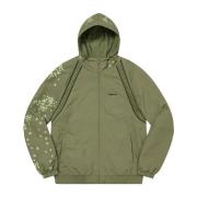 Glow-in-the-Dark Track Jacket Olive Supreme , Green , Dames