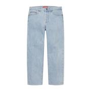 Klassieke Blauwe Jeans Limited Edition Supreme , Blue , Heren