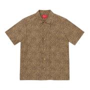 Luipaard Zijden Shirt Limited Edition Supreme , Beige , Heren