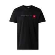 NSE Tee Shirt The North Face , Black , Heren