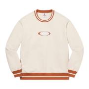 Retro Street Crewneck Limited Edition Supreme , Beige , Heren