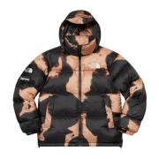 Beperkte oplage Denim Print Nuptse Jas Supreme , Multicolor , Heren