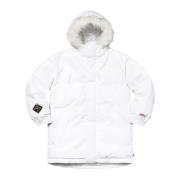 Beperkte oplage Gore-Tex donsparka Wit Supreme , White , Heren