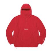 Rode Polartec Facemask Half Zip Pullover Supreme , Red , Heren