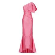 Roze Asymmetrische Boogjurk Solace London , Pink , Dames