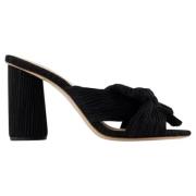 Leather heels Loeffler Randall , Black , Dames