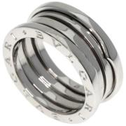 Pre-owned White Gold rings Bvlgari Vintage , Gray , Dames