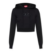 Sweatshirt met F-Slimmy-Hood-Od logo Diesel , Black , Dames