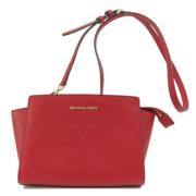 Pre-owned Leather shoulder-bags Michael Kors Pre-owned , Red , Dames