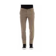 Beige Katoenen Jeans & Broek voor Heren PT Torino , Beige , Heren