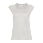 Grijze T-shirts & Polos voor vrouwen Le Tricot Perugia , Gray , Dames