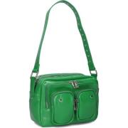 Groene Ellie Wrinkle Schoudertas Núnoo , Green , Dames