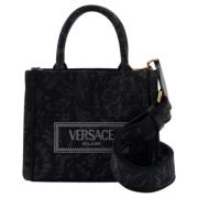 Leather shoulder-bags Versace , Black , Dames