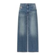 Versleten Jeans D-Akemi L.32 Diesel , Blue , Dames