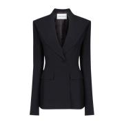 Zwart Slim Fit Blazer Nina Ricci , Black , Dames