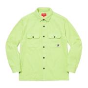 Corduroy Shirt Pale Mint Supreme , Green , Heren