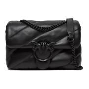 Love Puff Mini Tas Pinko , Black , Dames