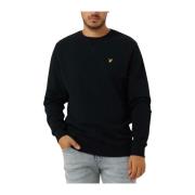 Heren Crew Neck Sweatshirt in Donkerblauw Lyle & Scott , Blue , Heren