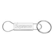 Beperkte Oplage Clip Sleutelhanger Zilver Supreme , Gray , Unisex