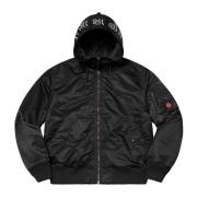 Beperkte oplage Hooded Ma-1 Zwart Supreme , Black , Heren