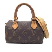 Pre-owned Canvas louis-vuitton-bags Louis Vuitton Vintage , Brown , Da...