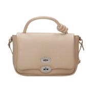 Zachte Veer Knoop Tas in Beige Zanellato , Beige , Dames