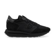 Lage Top Sneakers voor Mannen Philippe Model , Black , Heren