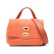 Oranje Suède Stud Tas Zanellato , Orange , Dames