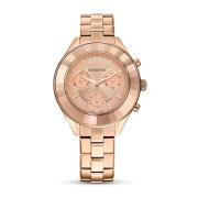 Lux Sport Roségouden Horloge Swarovski , Pink , Dames