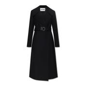 Jas met uitsnijding Jil Sander , Black , Dames