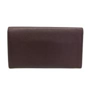 Pre-owned Leather wallets Hermès Vintage , Brown , Dames