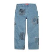 Beperkte oplage Double Knee Painter Pant Supreme , Blue , Heren