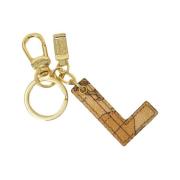 Sleutelhanger Letter L Pool 6000 Alviero Martini 1a Classe , Beige , D...