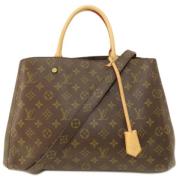 Pre-owned Canvas louis-vuitton-bags Louis Vuitton Vintage , Brown , Da...