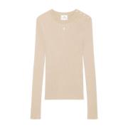 Stijlvolle Sweaters Collectie Courrèges , Beige , Dames