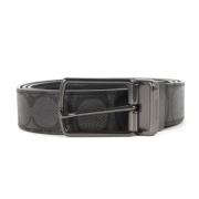 Pre-owned Leather belts Coach Pre-owned , Black , Heren