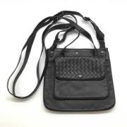 Pre-owned Leather shoulder-bags Bottega Veneta Vintage , Black , Dames