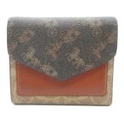 Pre-owned Coated canvas wallets Coach Pre-owned , Brown , Dames