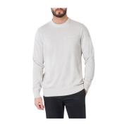 Essential Logo Relief Sweater Calvin Klein , White , Heren