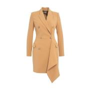 Bruine Blazer Aw24 Dameskleding Elisabetta Franchi , Brown , Dames