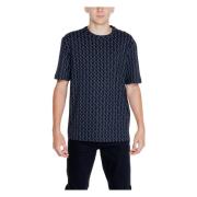 Heren T-shirt en Polo Collectie Armani Exchange , Black , Heren