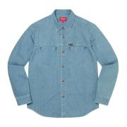 Beperkte oplage Snap Work Shirt Denim Supreme , Blue , Heren