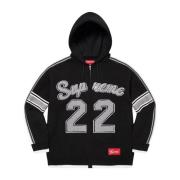 Sport Zip Up Hooded Sweater Zwart Supreme , Black , Heren