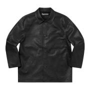 Zwarte Croc Car Coat Limited Edition Supreme , Black , Heren