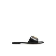 Eleanor Slides Tory Burch , Black , Dames