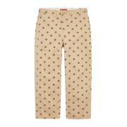 Beperkte Oplage Khaki Sterren Chino Broek Supreme , Beige , Heren