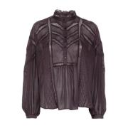 Paarse Kantoverhemd Isabel Marant Étoile , Purple , Dames