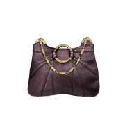 Pre-owned Fabric gucci-bags Gucci Vintage , Purple , Dames