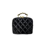 Pre-ownedLeatherchanel-bags Chanel Vintage , Black , Dames