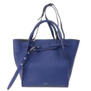 Pre-owned Leather celine-bags Celine Vintage , Blue , Dames